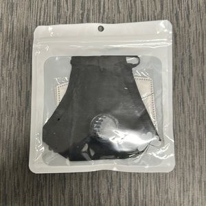 Black Face Mask with Vent